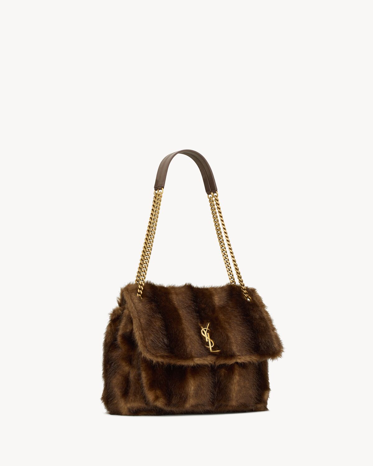 YSL Niki Large in Shearling - Image 5